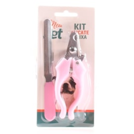 Alicate + Lixa de Unhas 12,5cm x 7cm Para Pets SORTIDO - Meu Pet