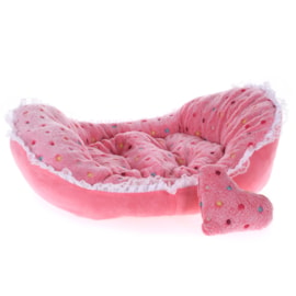 Cama Pet Cachorros e Gatos 45cm x 55cm Belle ROSA - Meu Pet