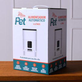 Comedouro Pet Automático 4L Prático e Fáci SORTIDO - Meu Pet