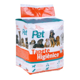 Tapete Higiênico Pet 15 Unidades Rápida Absorção BRANCO - Meu Pet