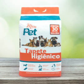 Tapete Higiênico Pet 30 Unidades Rápida Absorção BRANCO - Meu Pet